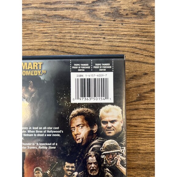 Tropic Thunder DVD 2008 Comedy Ben Stiller Jack Black Robert Downey Jr Pre Owned - Picture 4 of 4